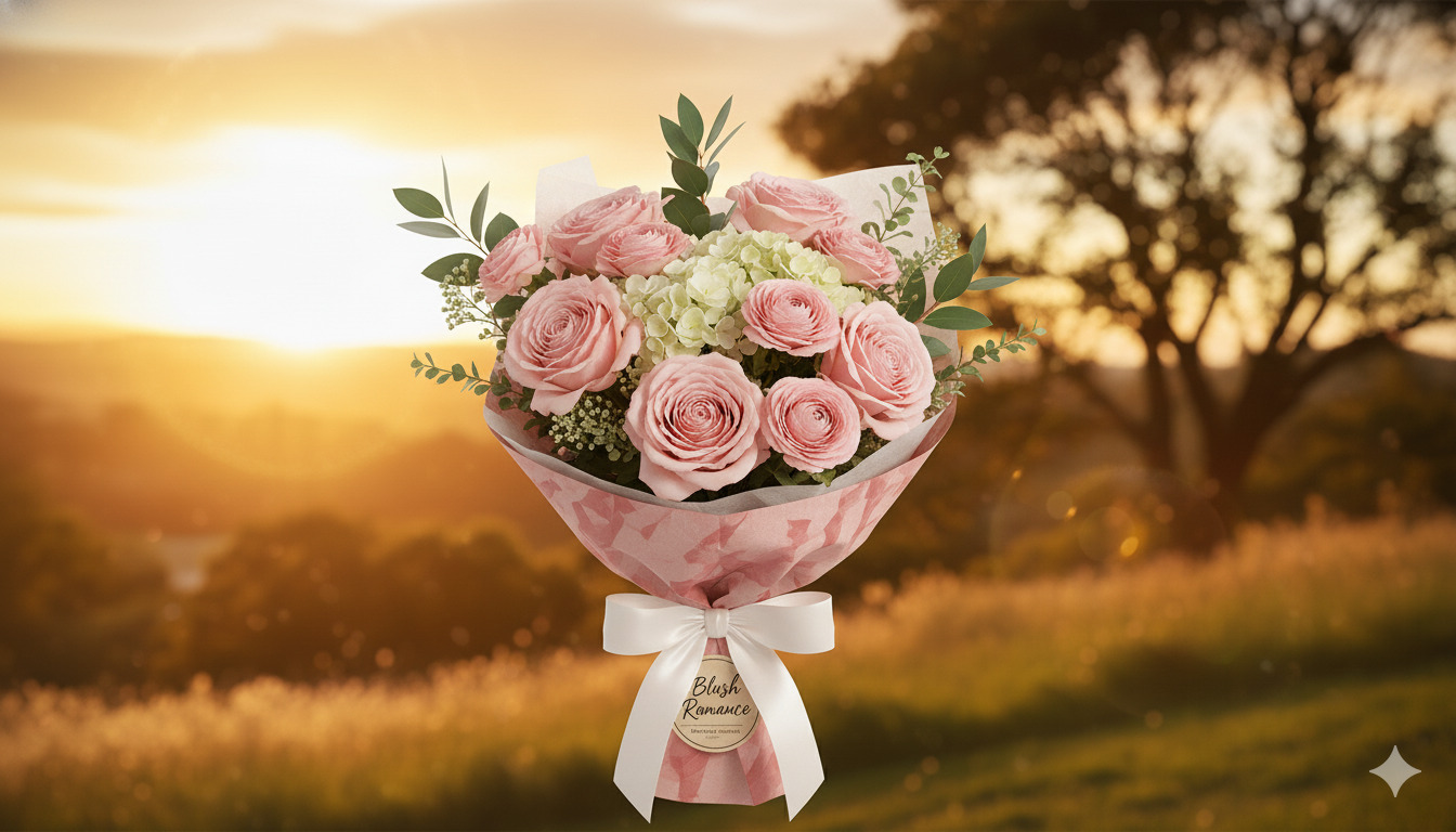 Blush Romance bouquet