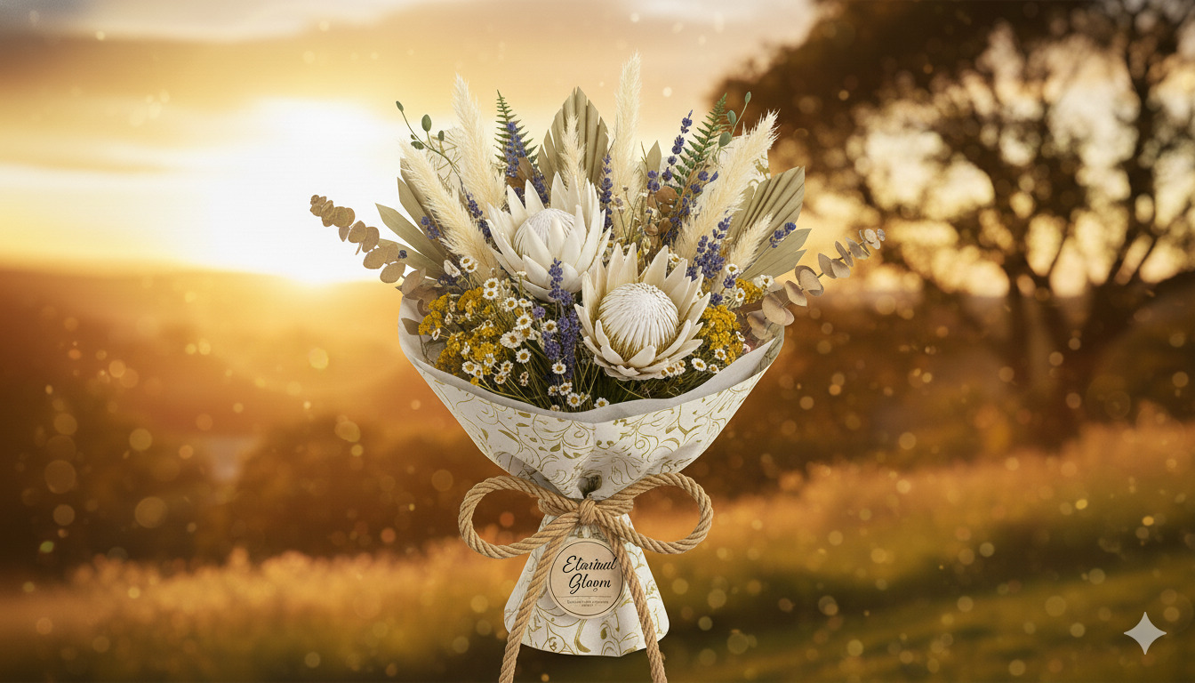 Eternal Bloom dried bouquet